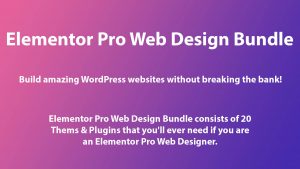 Elementor Pro Web Design Bundle