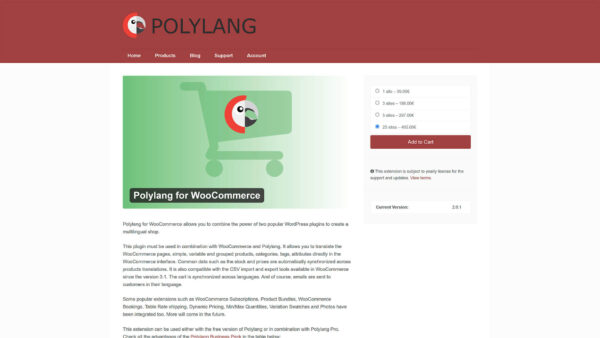 Download Polylang for WooCommerce